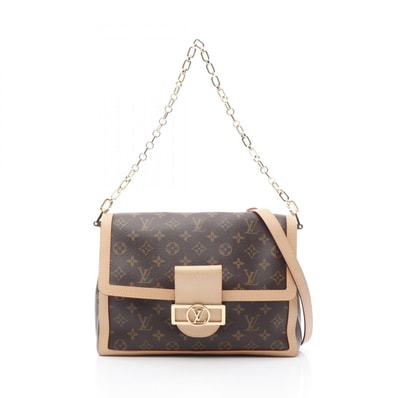ルイ・ヴィトン LOUIS VUITTON ドーフィーヌ ソフトGM ショルダーバッグ バッグ キャンバス PVCレザー モノグラム レディース ブラウン系 M47149 【中古】
