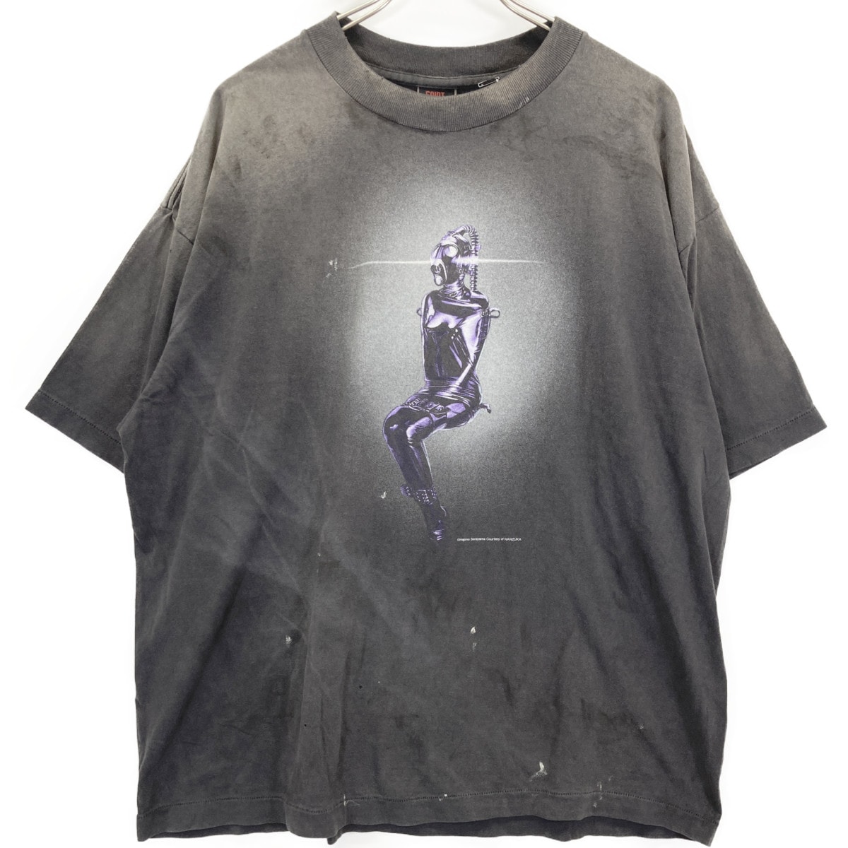 セントマイケル × Hajime Sorayama SM-HR1-000-C75 ブラック SS TEE MASK XL