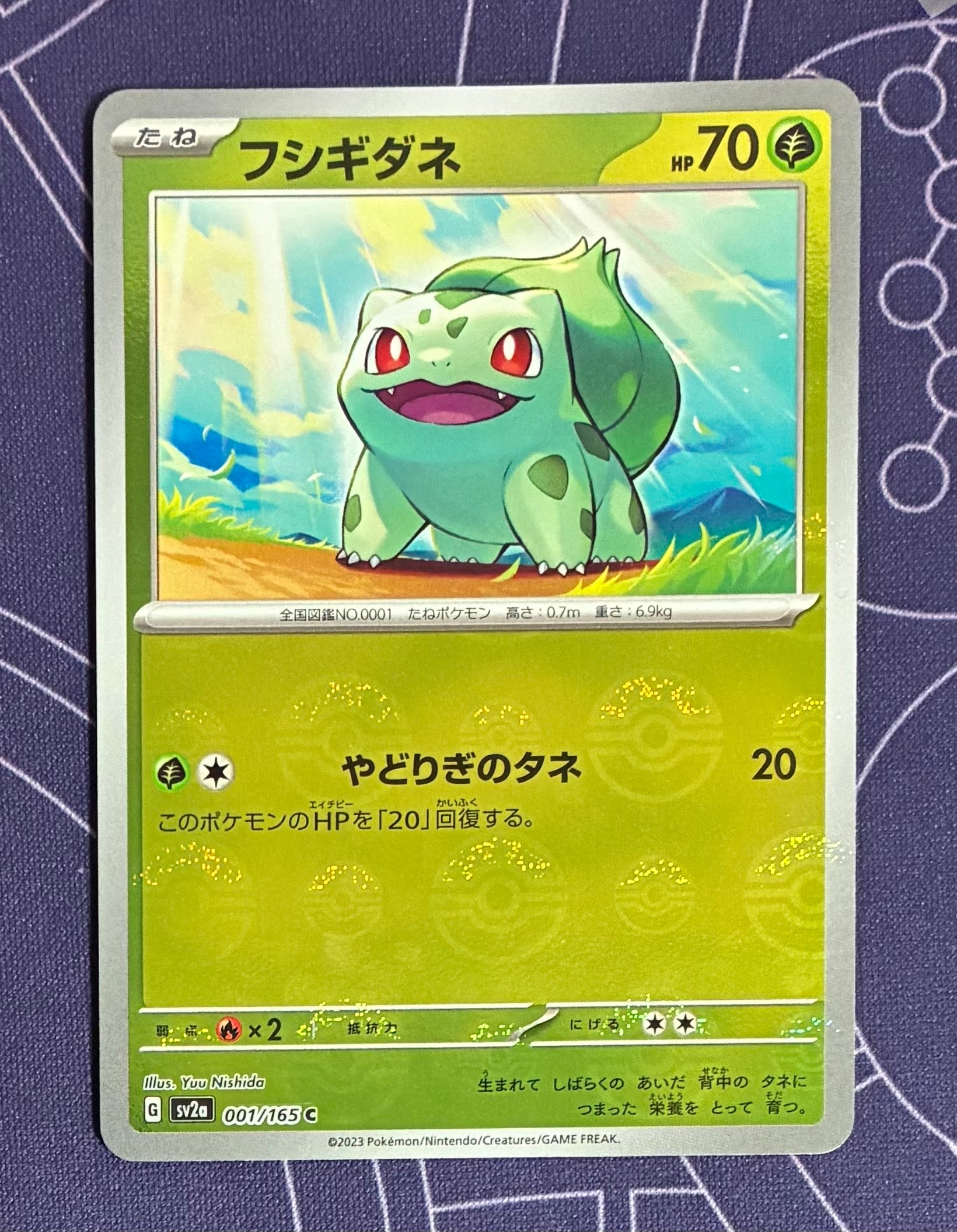 フシギダネ C: モンスターボールミラー[SV2a 001/165](強化拡張パック