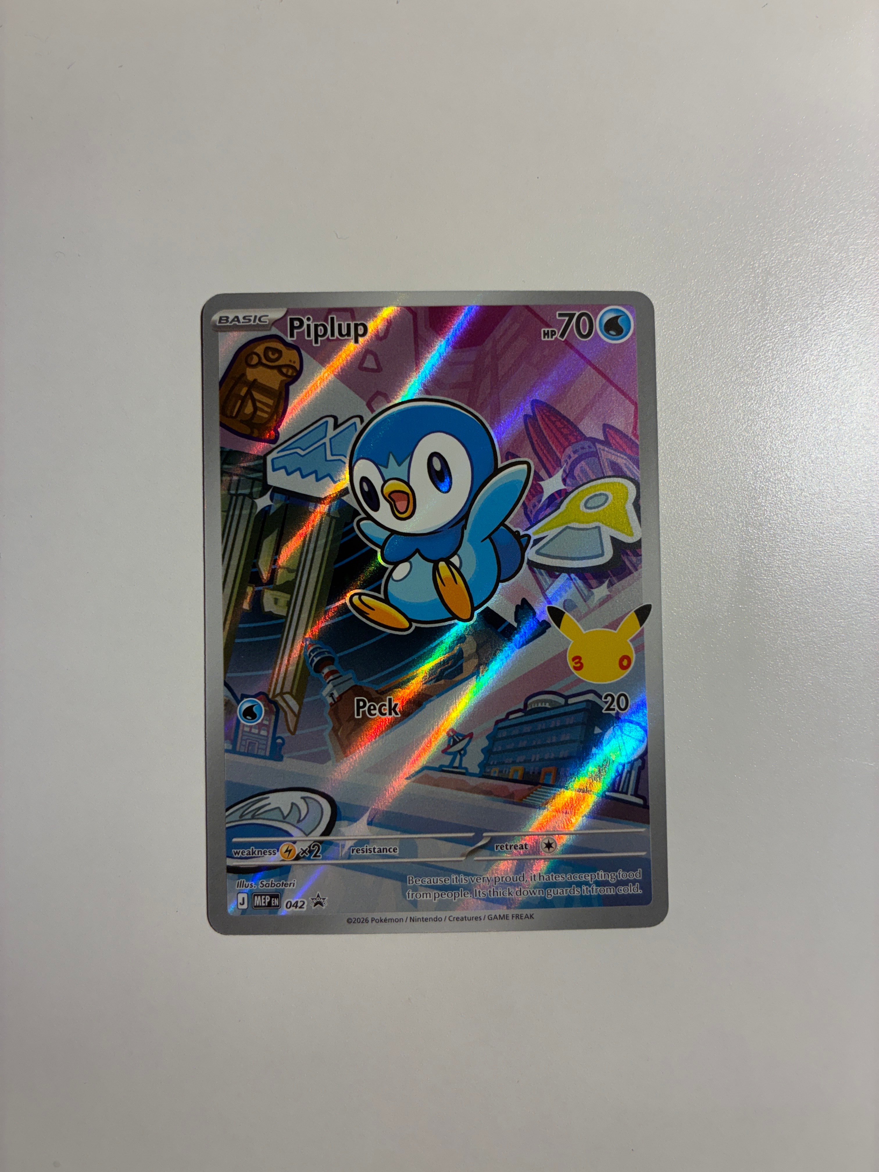 ポッチャマ P [MEP EN 042]【英語版】(メガエボリューション「ファーストパートナー イラストレーション コレクション セット シリーズ1」)