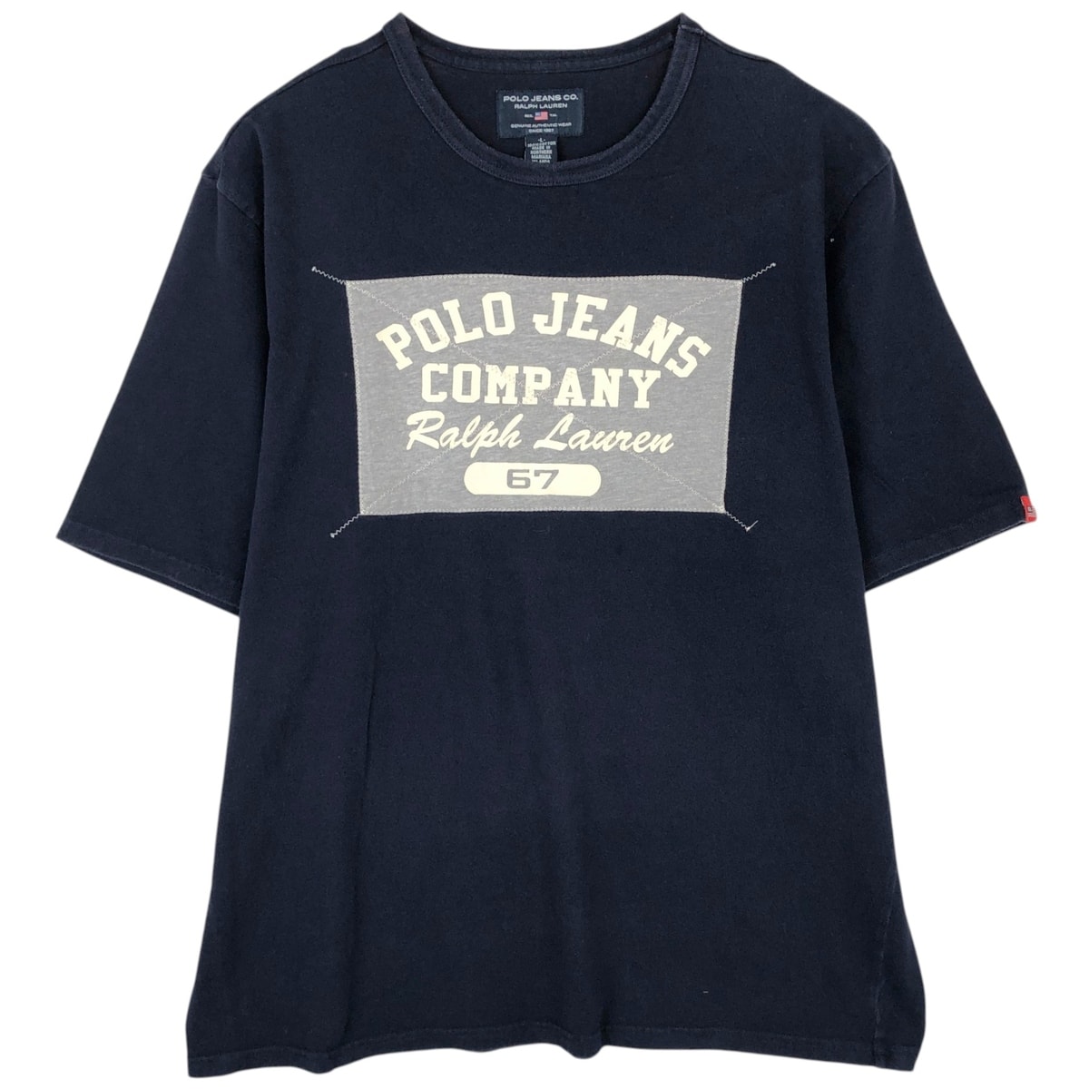 古着 00年代 ラルフローレン Ralph Lauren POLO JEANS COMPANY 半袖 ロゴTシャツ メンズL相当/eaa622040