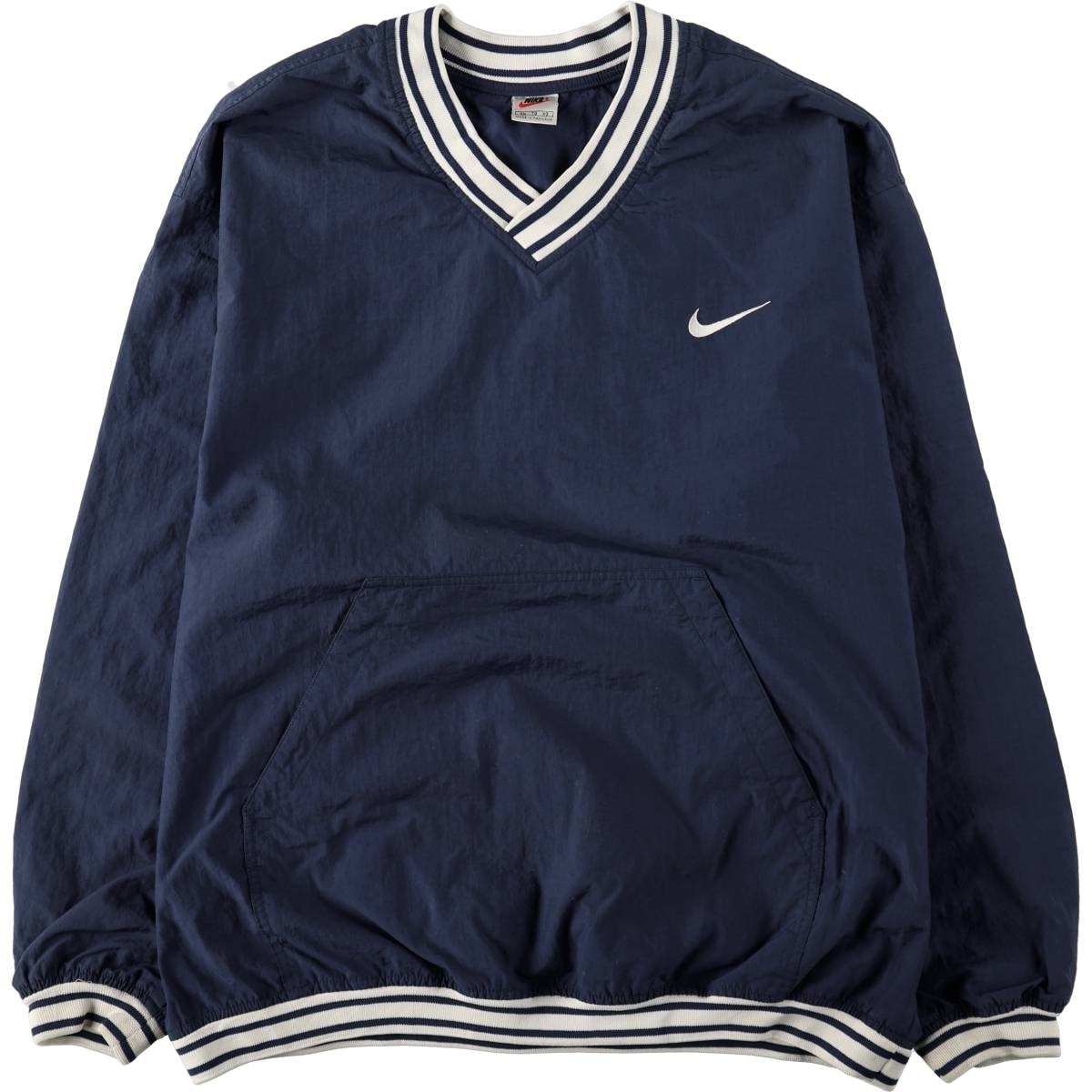 古着 90年代 ナイキ NIKE Vネック ナイロンプルオーバー メンズXL相当 ヴィンテージ/eaa671822