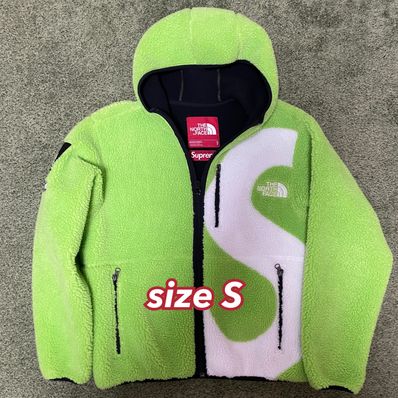 Supreme x The North Face S Logo Hooded Fleece Jacket "Green"