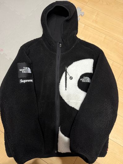 Supreme x The North Face S Logo Hooded Fleece Jacket "Black"