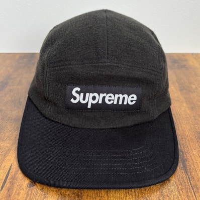 Supreme 2-Tone Camp Cap "Black"