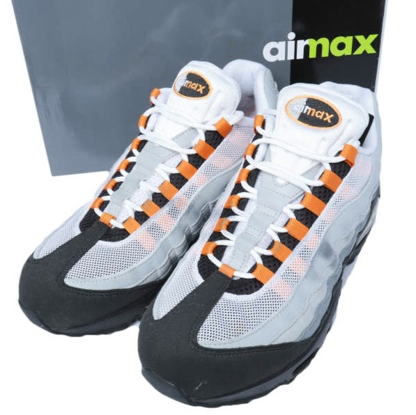 NIKE ナイキ 25SS AIR MAX 95 OG エアマックス 95 オージー HM4740-005 US10(28cm) BLACK/BRIGHT MANDARIN Big Bubble ビッグバブル スニーカー シューズ g28216