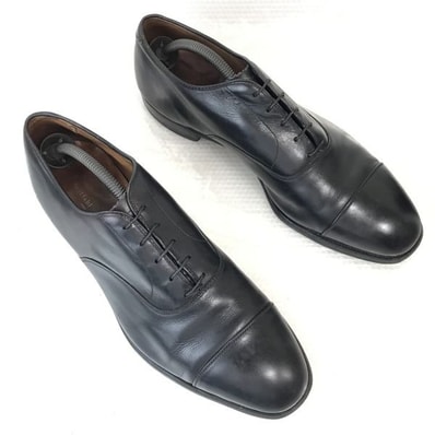試着交換OK!80s-90s/旧ロゴ/ビンテージ★オールデン/ALDEN★923/ストレートチップ【12D/29.5-30.0/黒/BLACK】内羽根/靴/ビジネス/dress shoes◆pG-178
