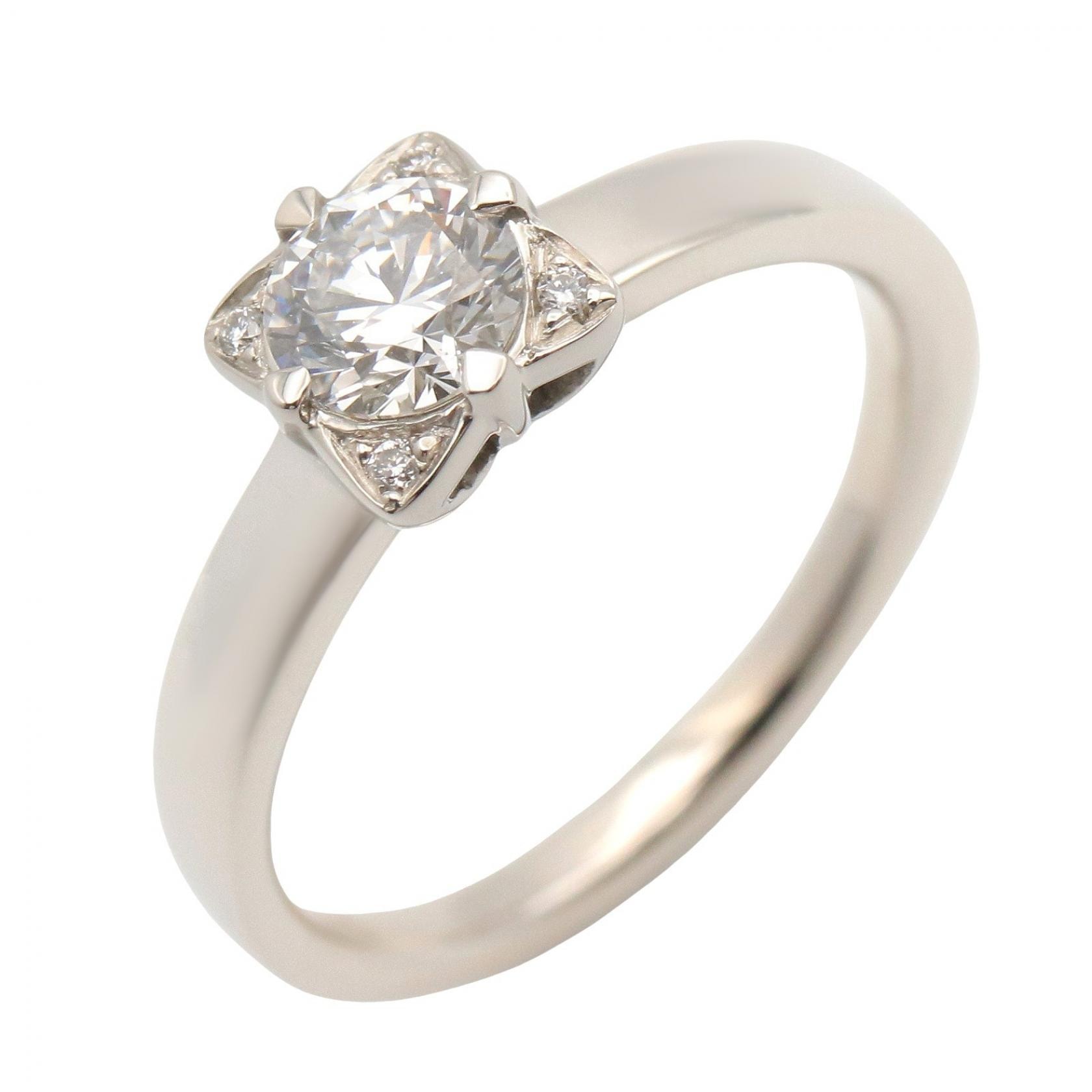 ブルガリ BVLGARI テディカータアヴェネチア ダイヤリング リング・指輪 ジュエリー Pt950プラチナ ダイヤモンド レディース クリア系 / シルバー系 【中古】