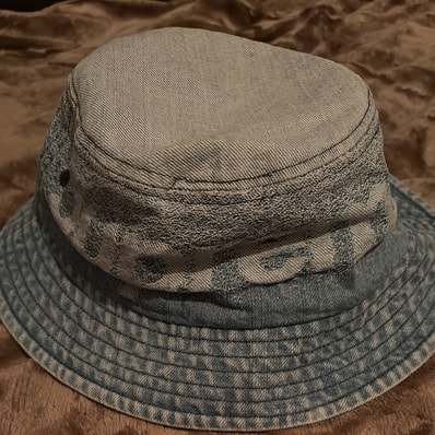 Supreme Fade Jacquard Denim Crusher "Blue"