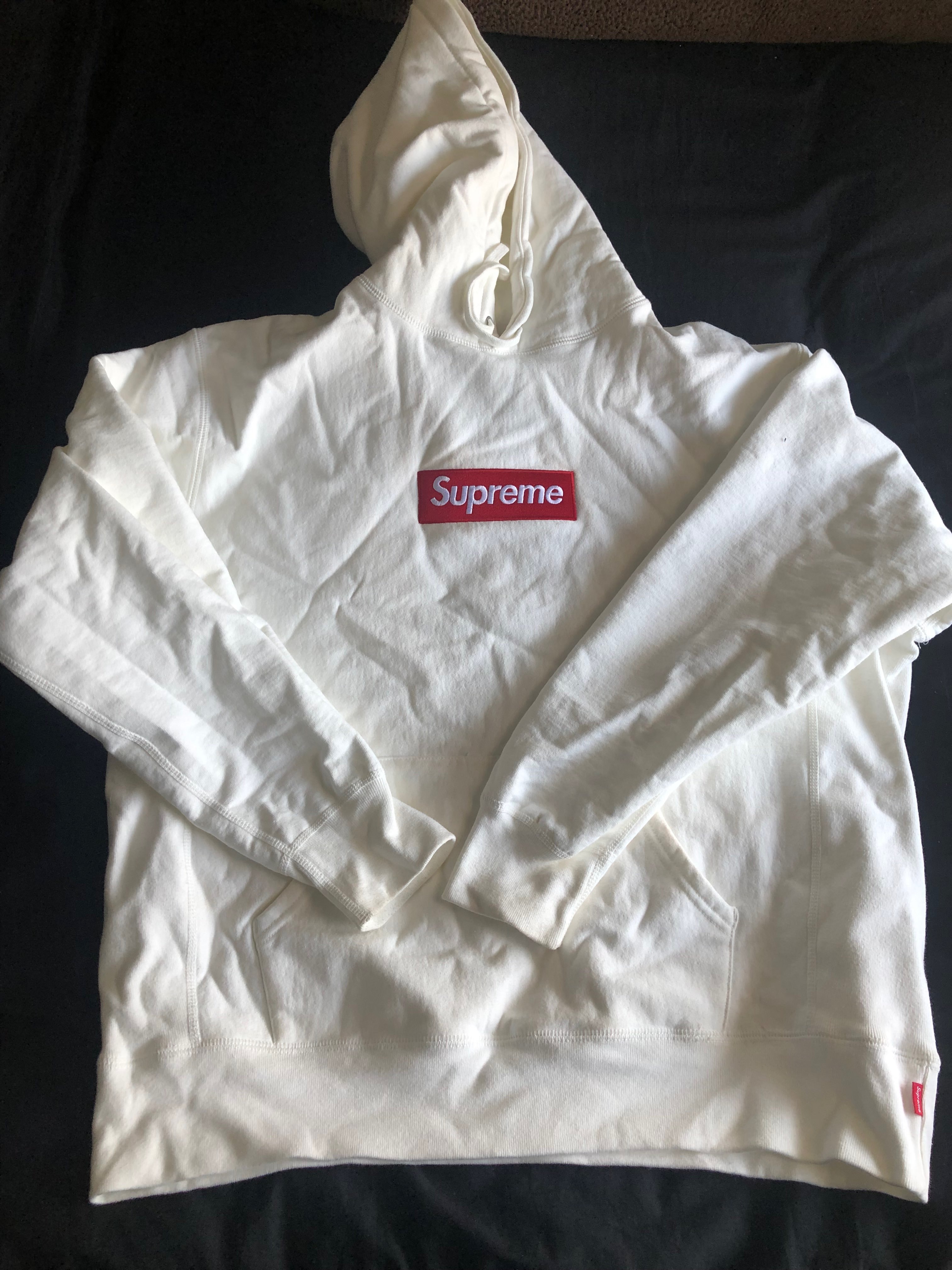 Supreme Box Logo Hooded Sweatshirt "White" (21FW)