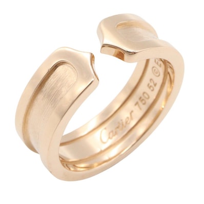 カルティエ CARTIER C2 リング リング・指輪 ジュエリー K18PG(ピンクゴールド) レディース ゴールド系 【中古】