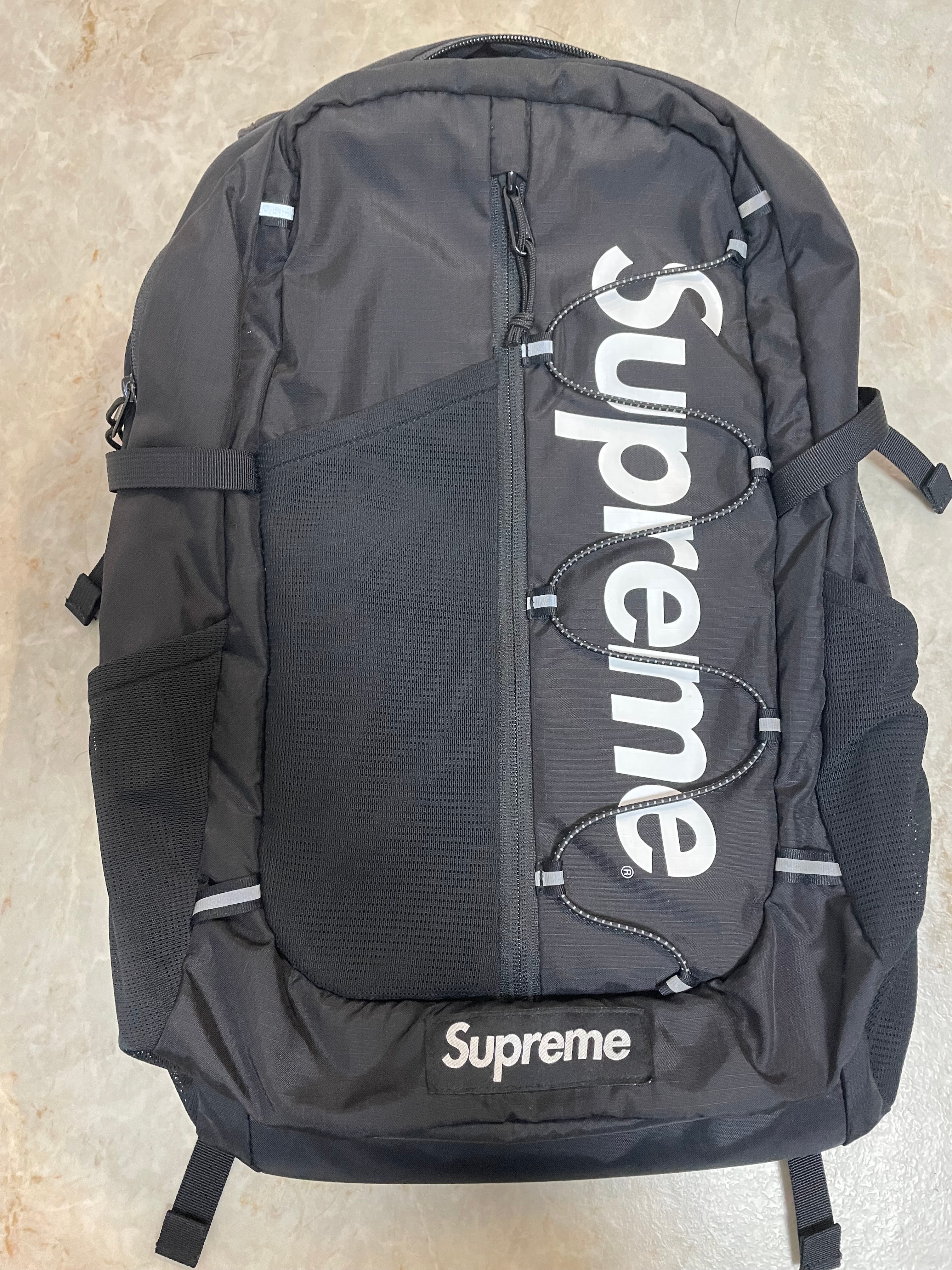 Supreme 2017SS Backpack "Black"