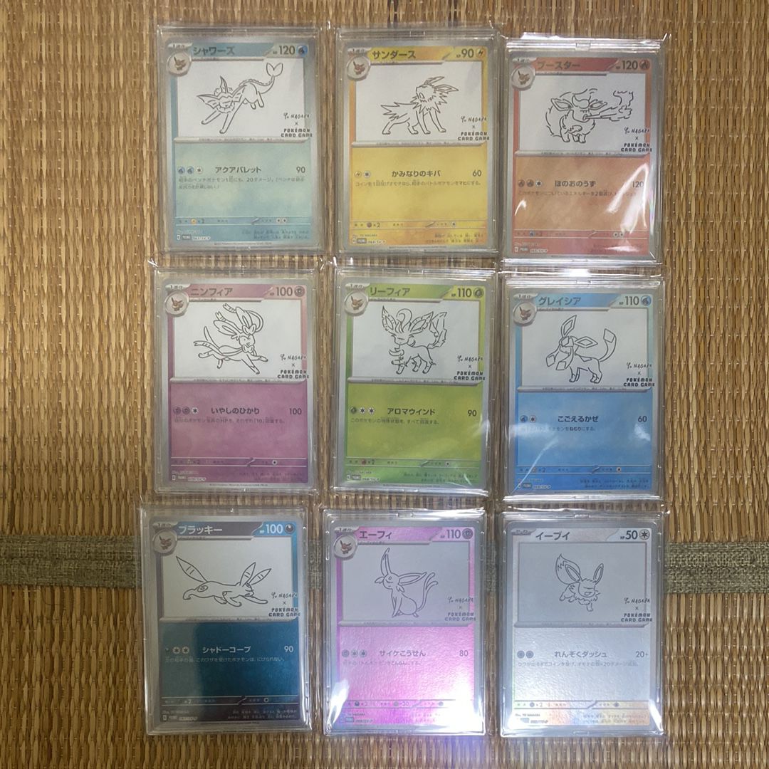 ポケモンカードゲーム YU NAGABA × ポケモンカードゲーム イーブイズ 全種セット: プロモ [SV-P ](「YU NAGABA×ポケモンカードゲーム」プロモーションカード「SV-P」)