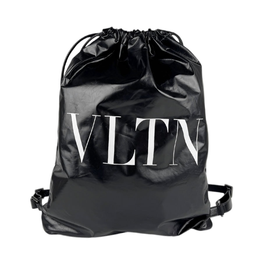 ヴァレンティノ ガラヴァーニ Valentino Garavani リュック レザー ブラック ユニセックス【中古】 z3804