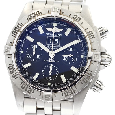 ブライトリング ブラックバード クロノグラフ A44359 メンズ 【中古】