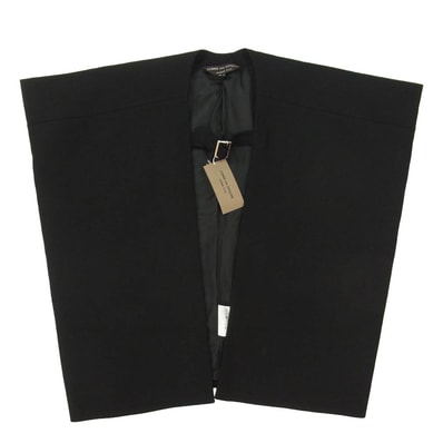 COMME des GARCONS HOMME PLUS コムデギャルソンオムプリュス 23AW PL-J062 BIG SHOULDER CAPE ビッグショルダー ケープ ジャケット ブラック系 M【美品】【中古】