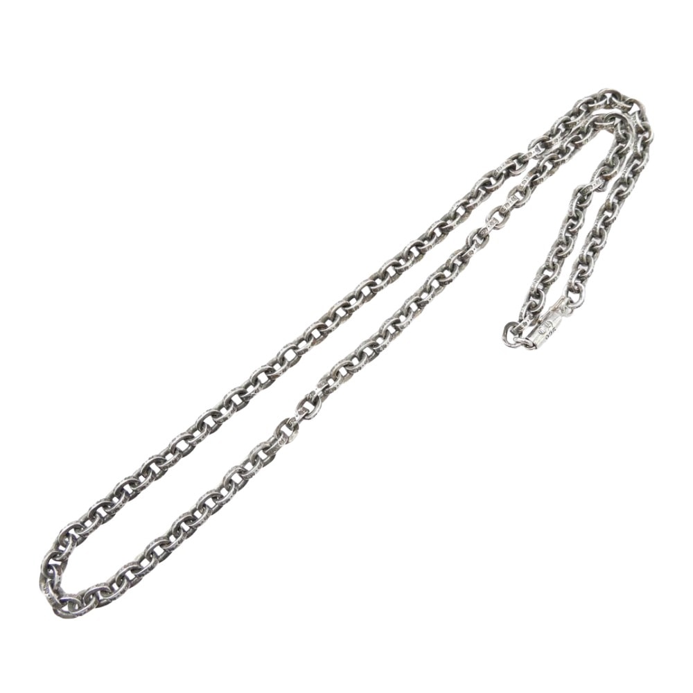 CHROME HEARTS クロムハーツ(原本無) ネックレス 20inch PAPER CHAIN 20 ペーパーチェーン 20インチ シルバー ネックレス シルバー系【中古】