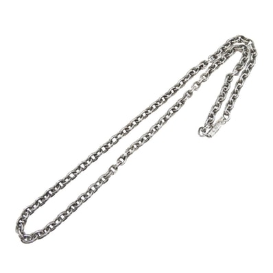 CHROME HEARTS クロムハーツ(原本無) ネックレス 20inch PAPER CHAIN 20 ペーパーチェーン 20インチ シルバー ネックレス シルバー系【中古】