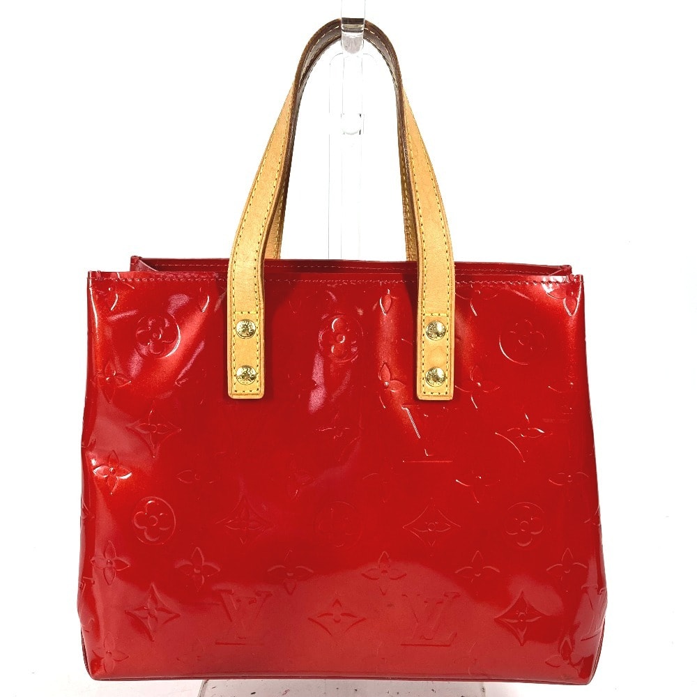 ルイヴィトン LOUIS VUITTON リードPM リード PM M91990 モノグラムヴェルニ カバン ミニバッグ ハンドバッグ モノグラムヴェルニキャンバス ポムダムール レッド