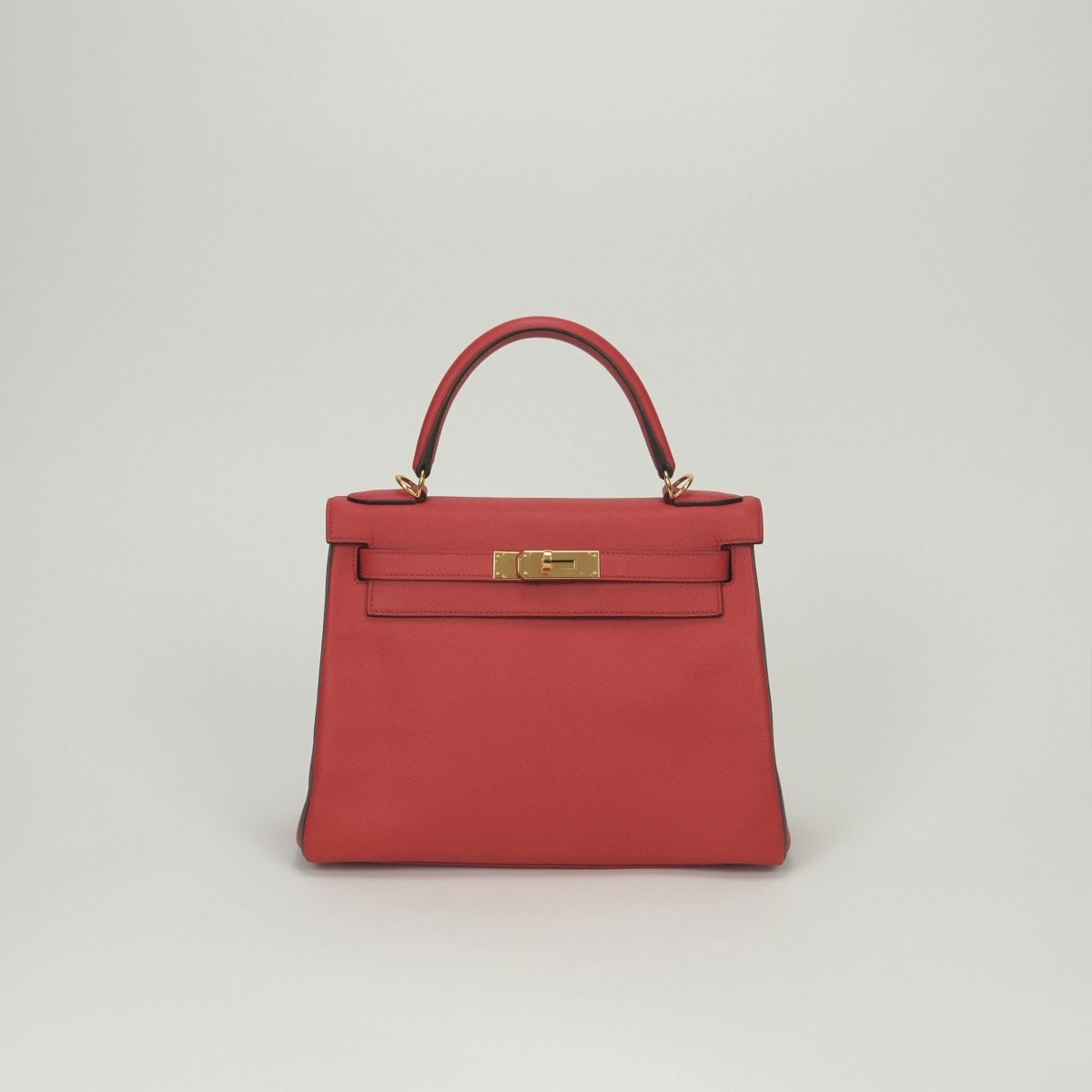 エルメス HERMES ケリー28 ケリー 28 SPO バッグ トートバッグ ショルダーバッグ エプソン ルージュカザック×エタン Rouge Casaque × Etain レッド Redグレー Gray 赤 ゴールド金具 パーソナルオーダー