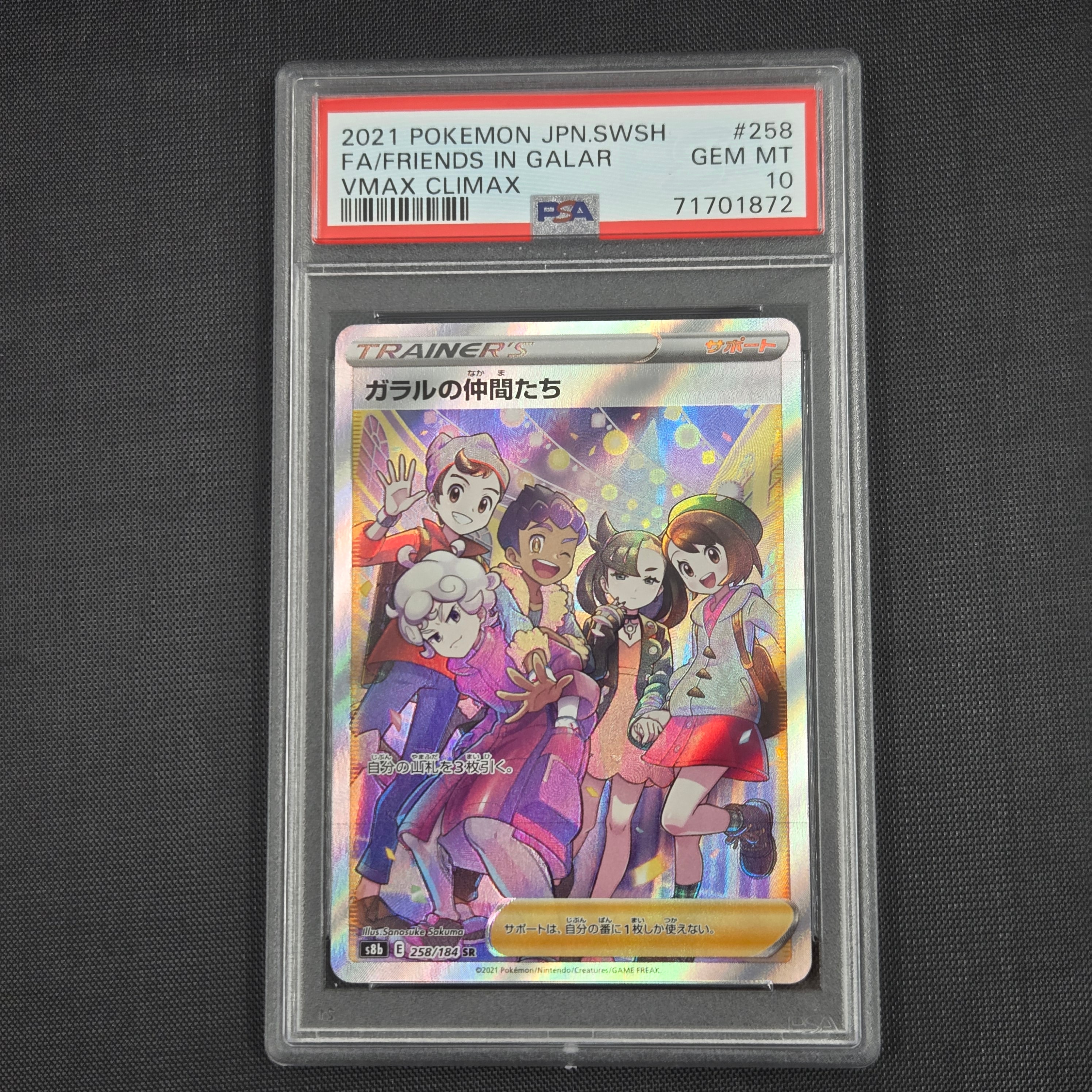 ガラルの仲間たち SR[S8b 258/184](ハイクラスパック「VMAXクライマックス」)
