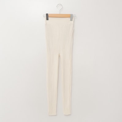 ■未使用品■Stella McCartney ステラマッカートニー パンツ サイズ34 ニットパンツ ハイウエスト ホワイト イタリア製 20240507/GP7380