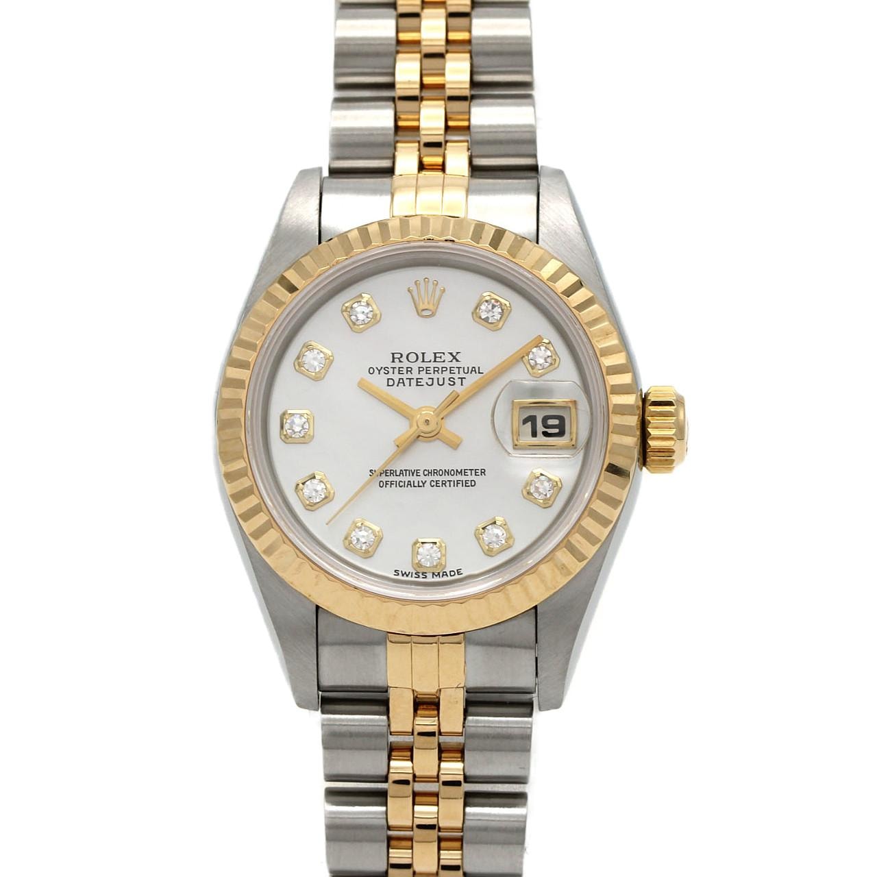 C (やや傷や汚れあり)】ロレックス ROLEX デイトジャスト 10Pダイヤ Z