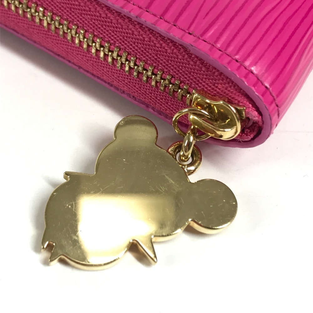 希少カラー！美品！ルイヴィトン エピ ジッピーパース 小銭入れ　ピンク B (目立った傷や汚れなし)】ルイヴィトン LOUIS VUITTON LV × TM
