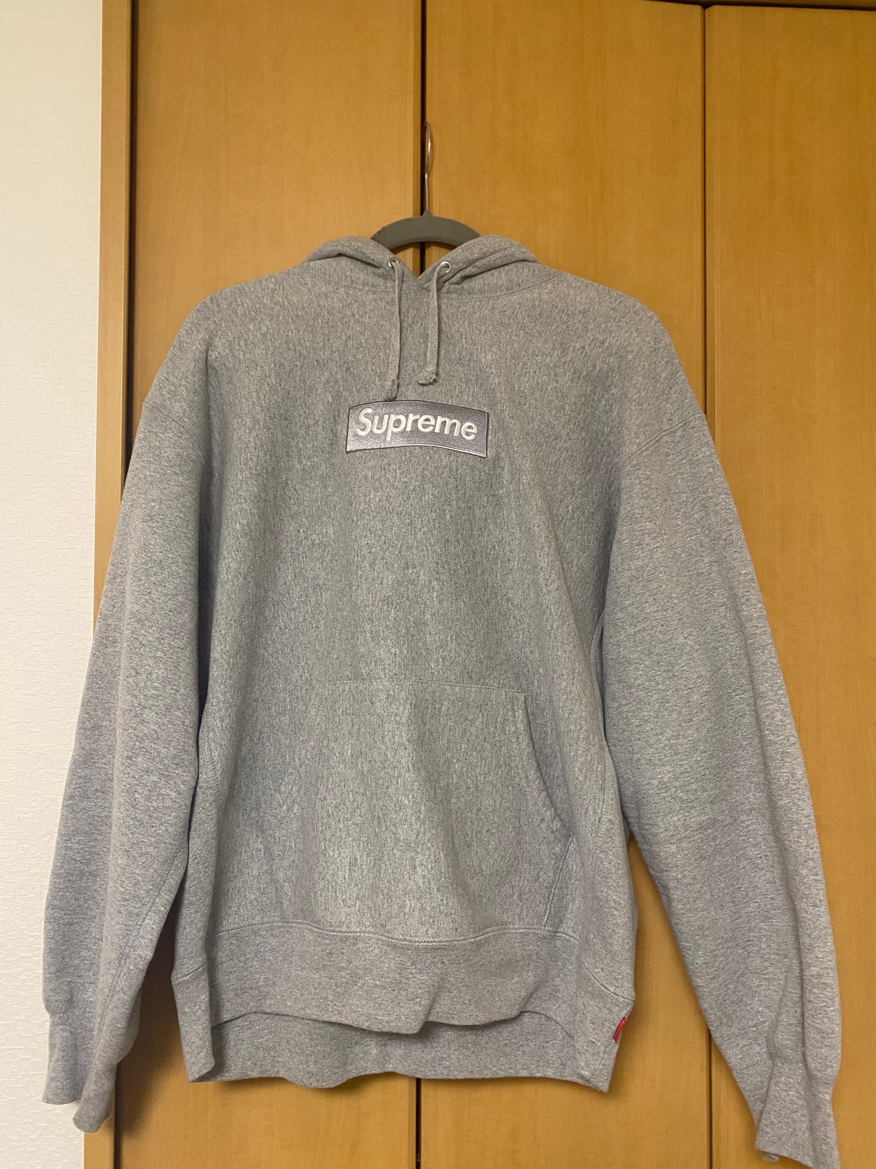 Supreme Box Logo Hooded Sweatshirt "Heather Grey" (24FW)