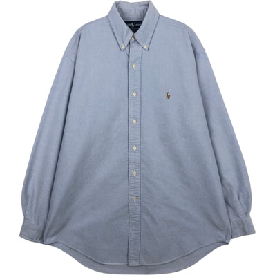 古着 ラルフローレン Ralph Lauren YARMOUTH 長袖 ボタンダウンシャツ メンズL相当/eaa635600