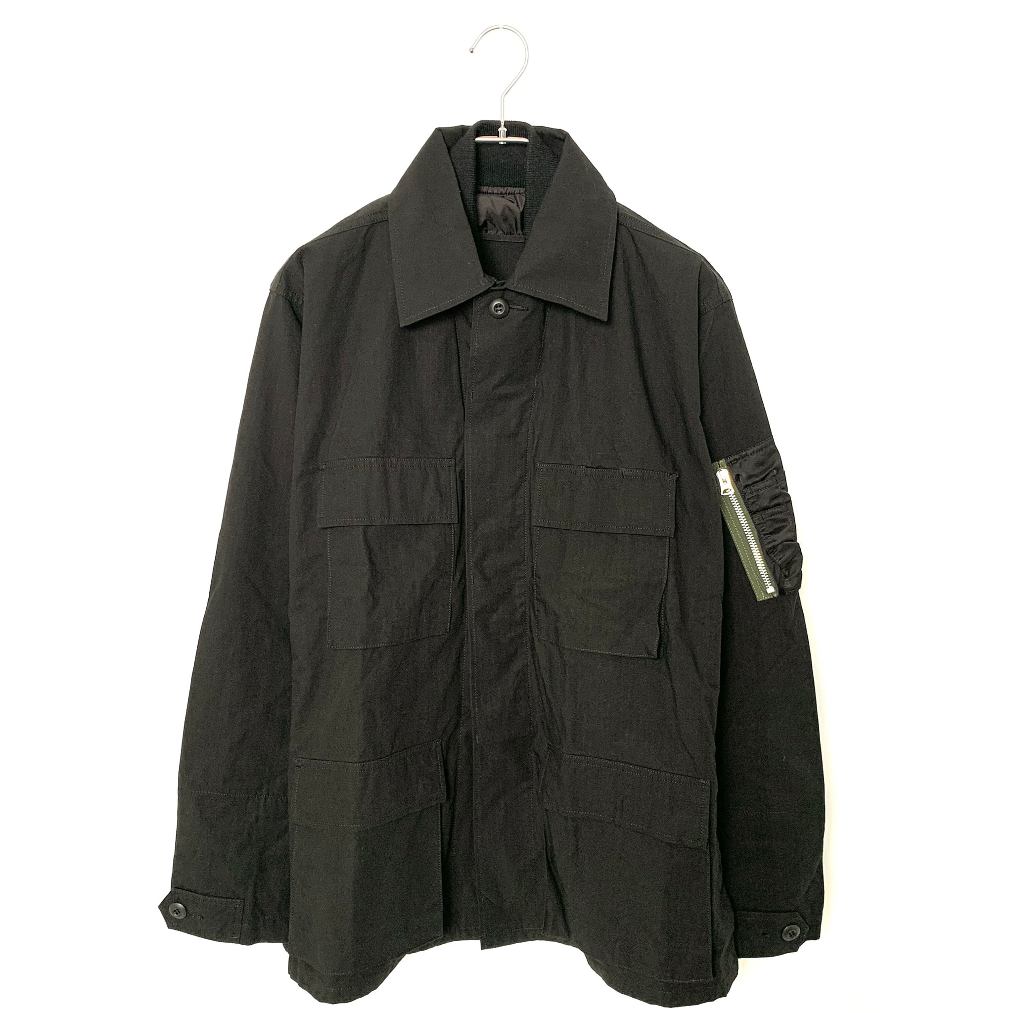 sacai x WTAPS Mill LS 01 Shirt "Black"