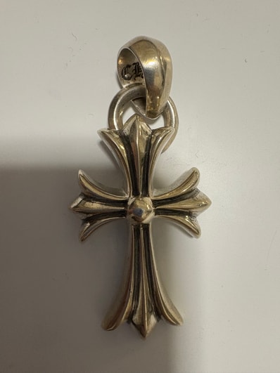 Chrome Hearts CH Cross Pendant Small / Plain Bail "Silver"