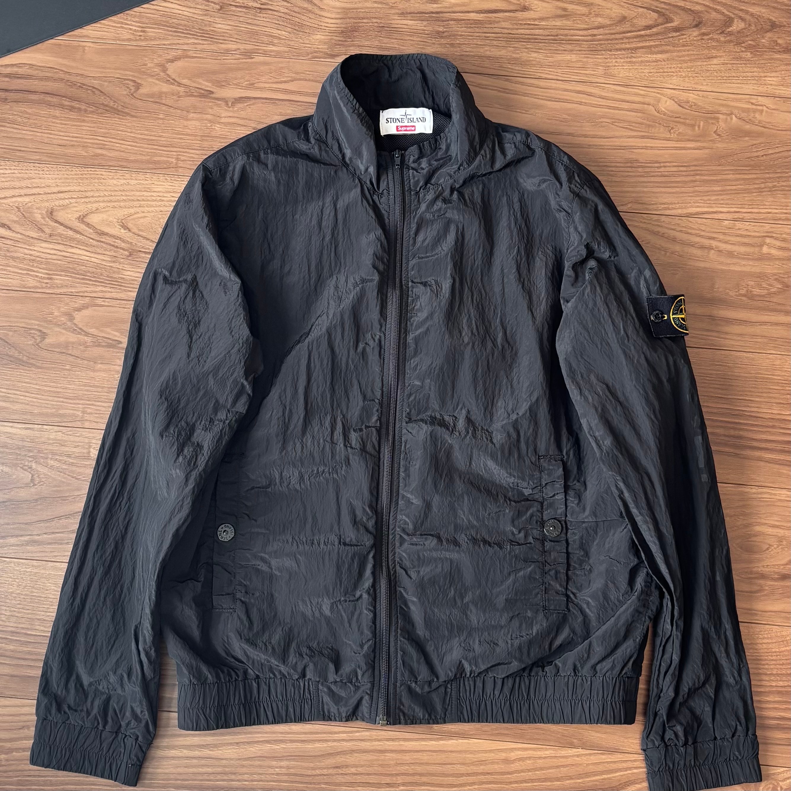 STONE ISLAND × SUPREME ナイロンメタル ジャケット