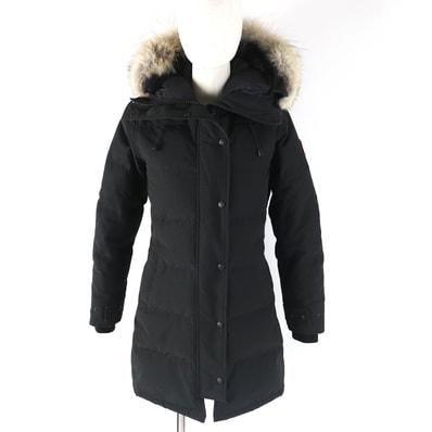 良品 カナダグース
ダウンジャケット SHELBURNE PARKA シェルバーンパーカ ブラック レディース XS 3802LA
