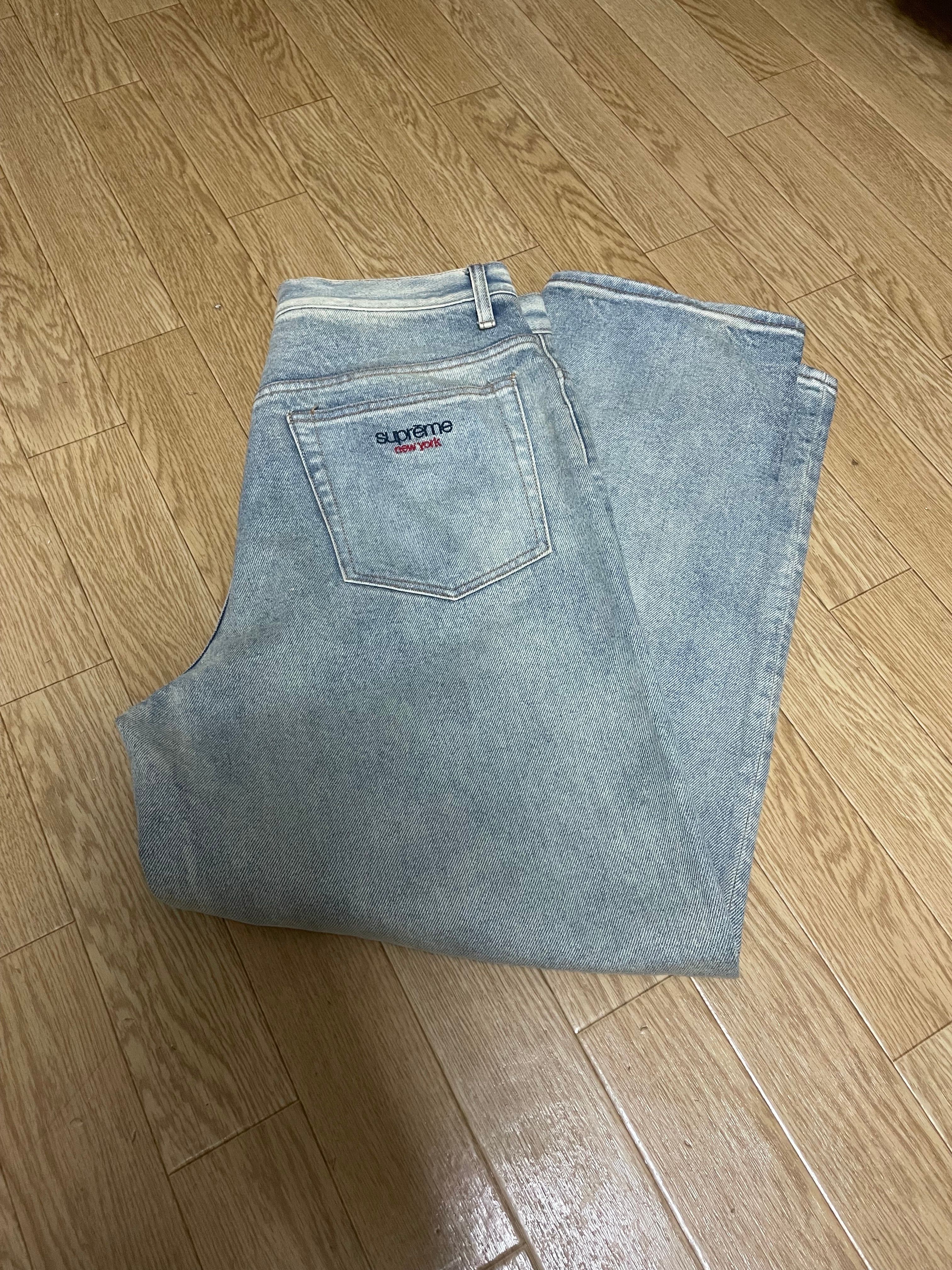Supreme Baggy Jean "Dirty Indigo" (23SS)