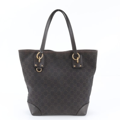 ■美品 グッチ GGキャンバス 353706 トート バッグ