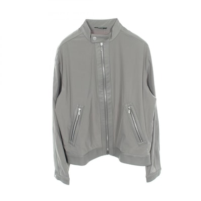 エルメス HERMES セリエボタンブルゾン 衣料品 アウター ナイロン レザー メンズ グレー系 【中古】