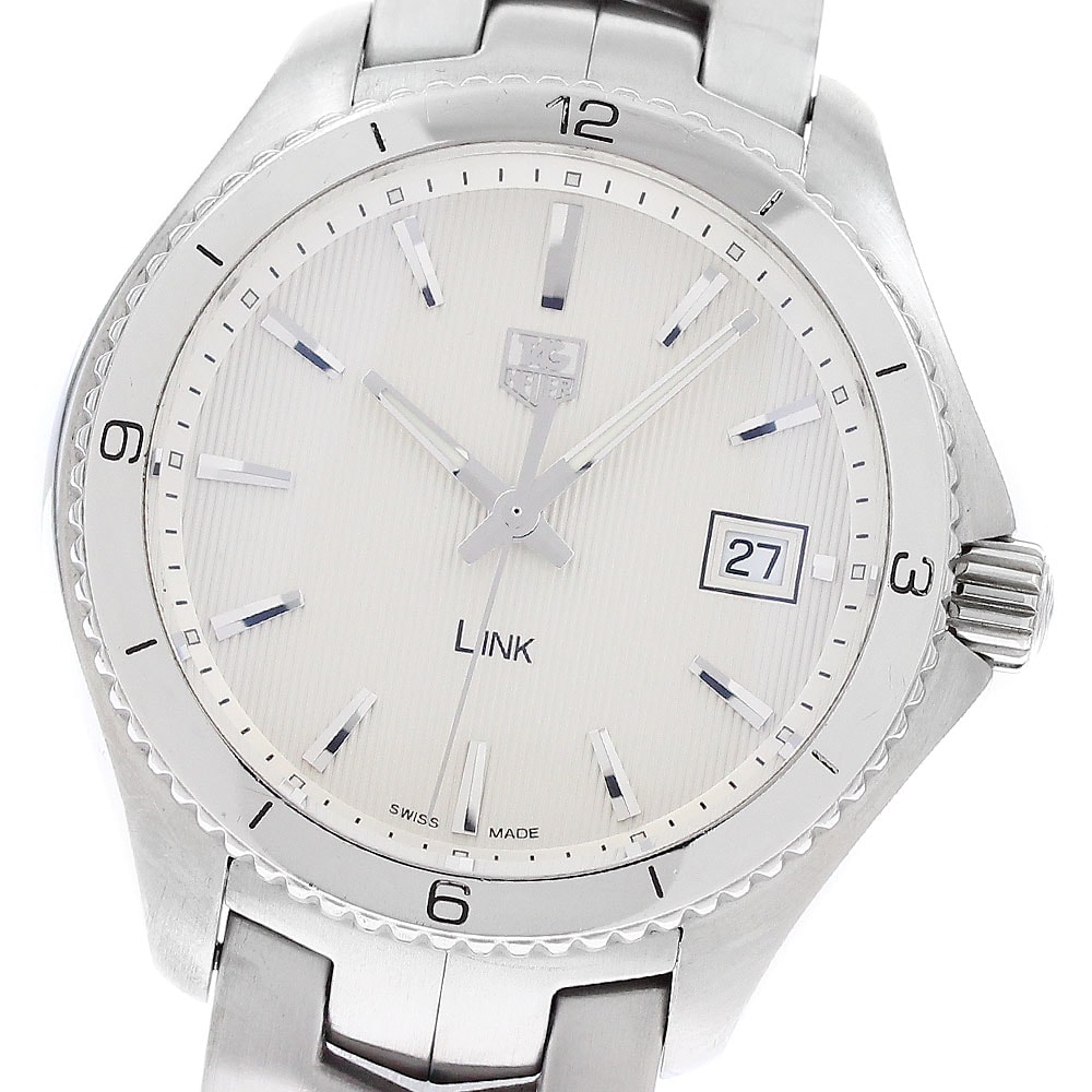 タグホイヤー リンク デイト WAT1111 クォーツ メンズ 【中古】