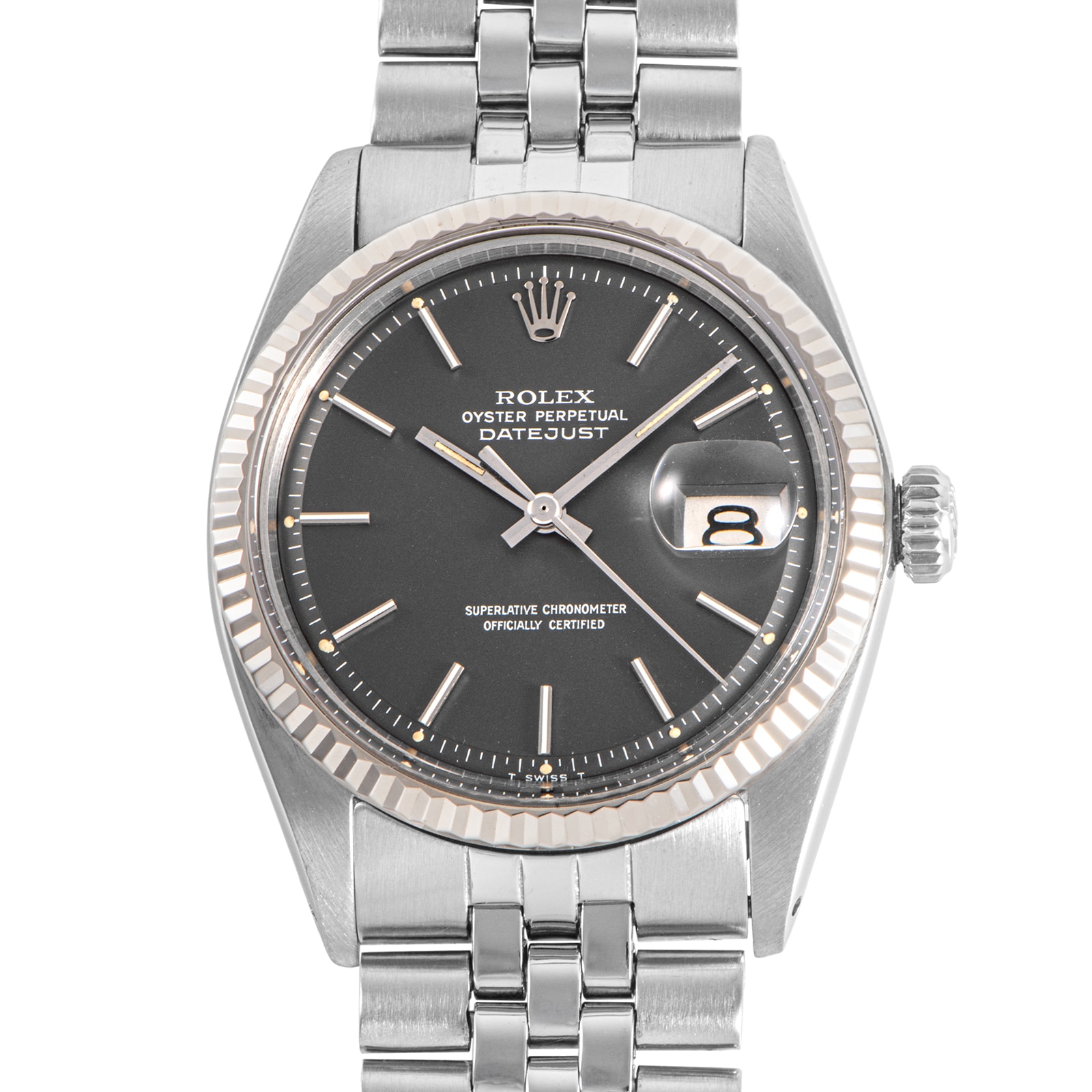 ROLEX ロレックス デイトジャスト 1601 1972年製 Tritium  SS/WG【中古】