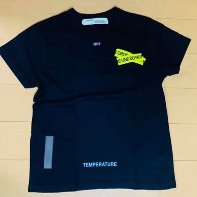 off-white オフホワイト Tシャツ ファイアテープ