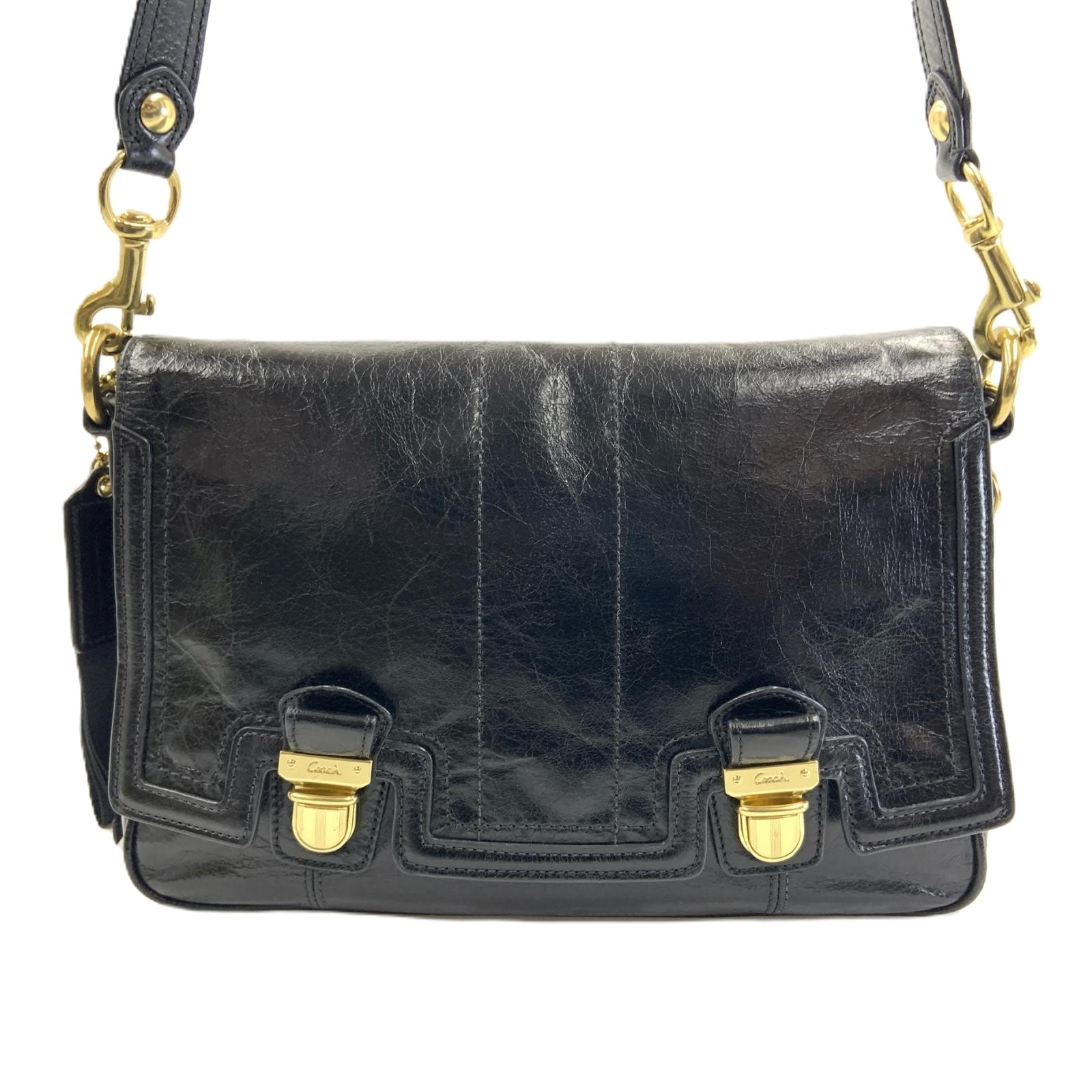 COACH コーチ オールド コーチ 2wayショルダーバッグ ブラック 現状渡し
