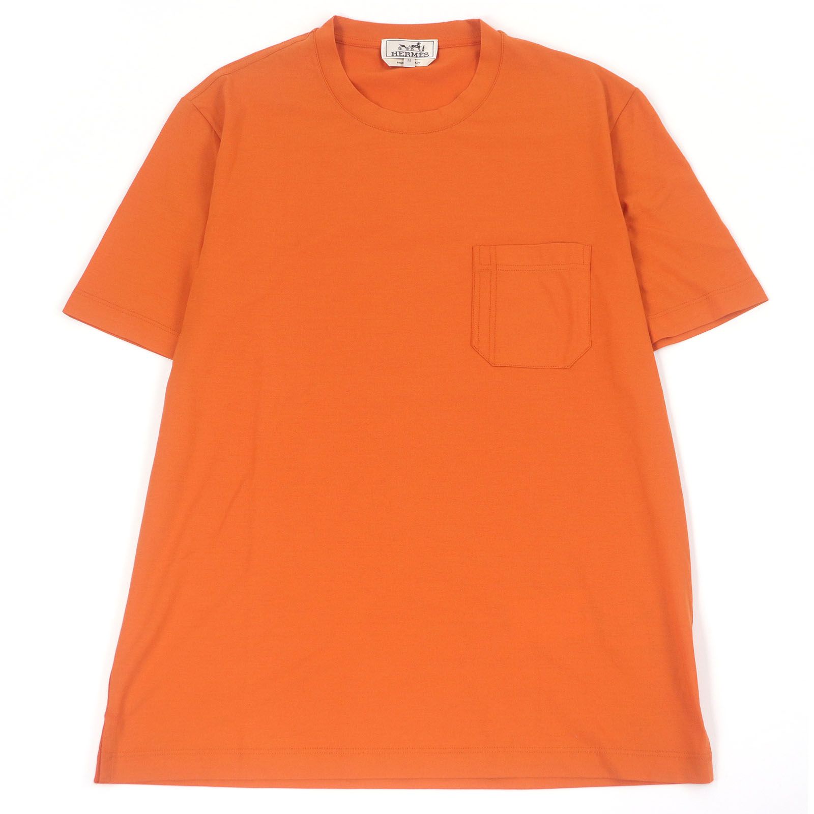 エルメス 半袖Ｔシャツ オレンジ メンズ M