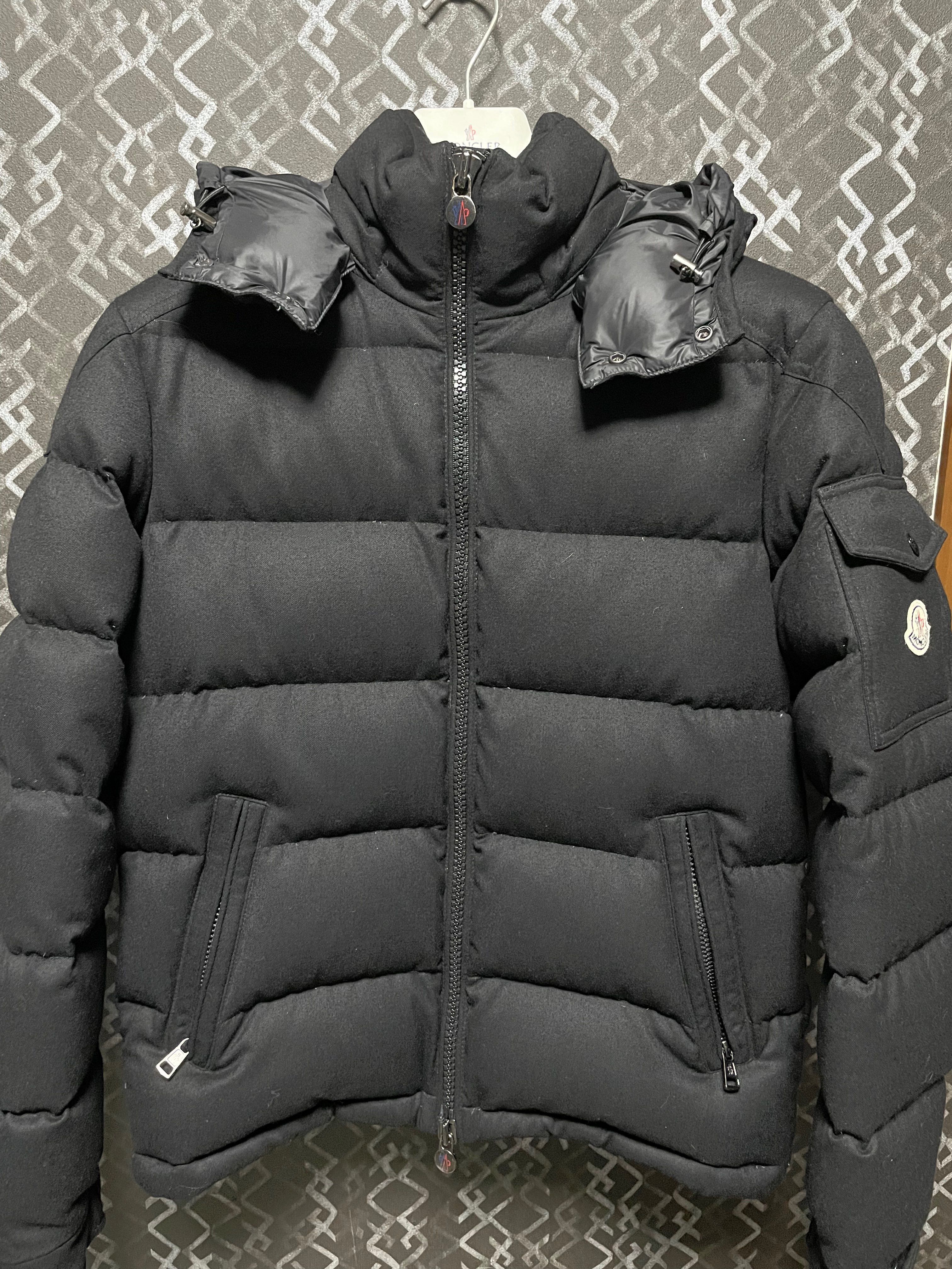 【中古美品】MONCLER モンジュネーブル ブラック