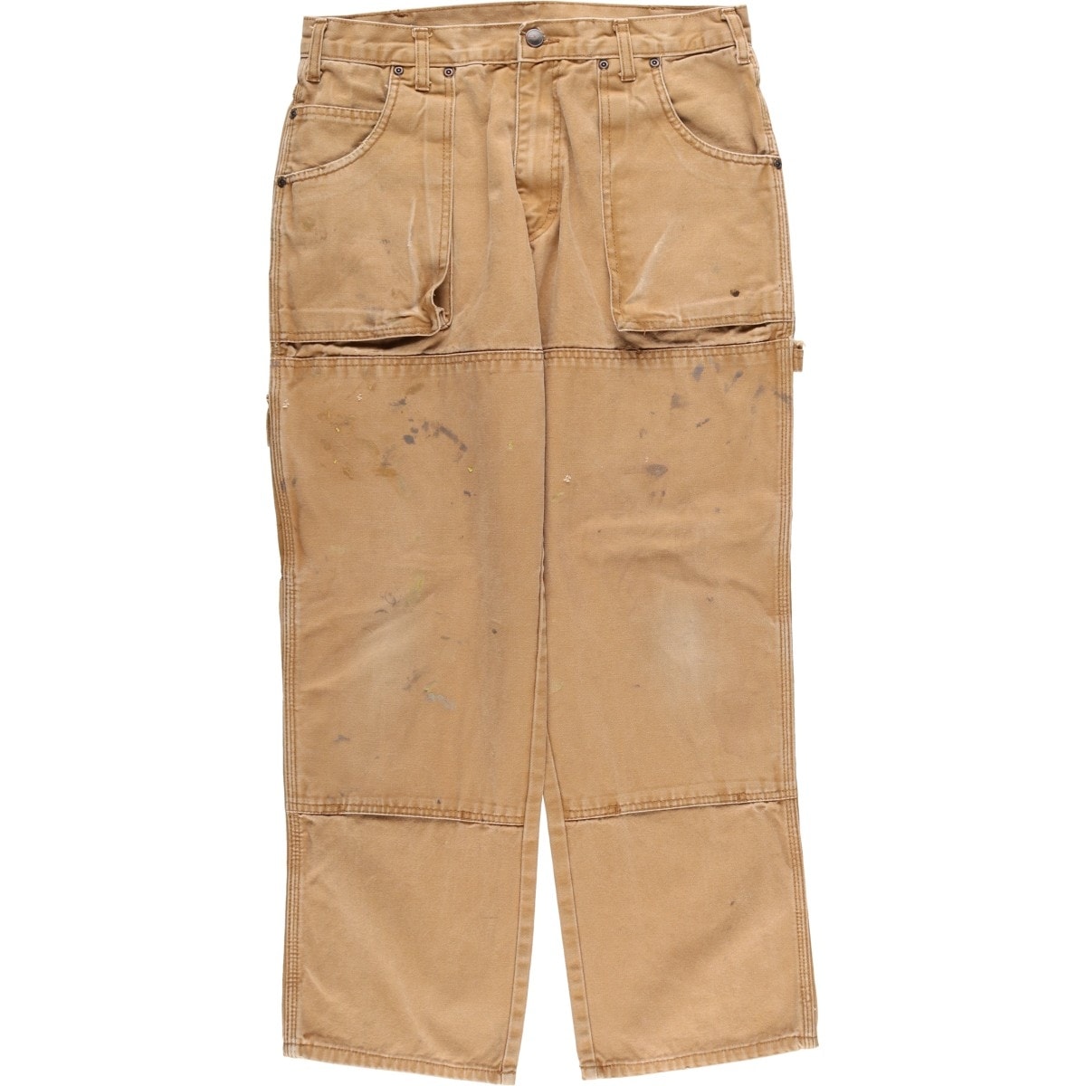 古着 ディッキーズ Dickies ペイント ダブルニー ダックペインターパンツ メンズw33相当/eaa495606