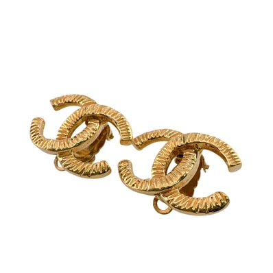 シャネル CHANEL イヤリング ココマーク 93P ゴールド