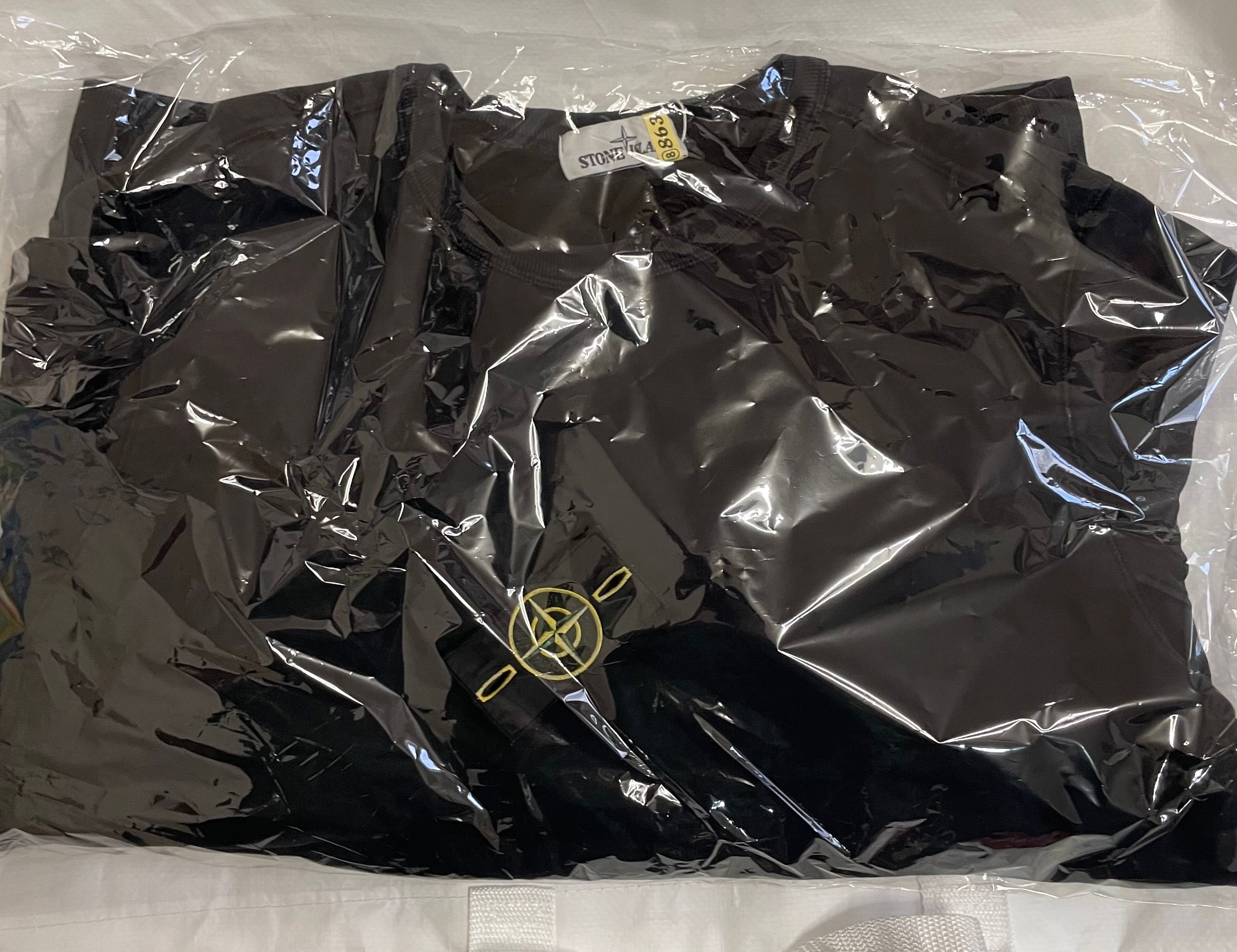STONE ISLAND ブラック 長袖 トレーナー XL 