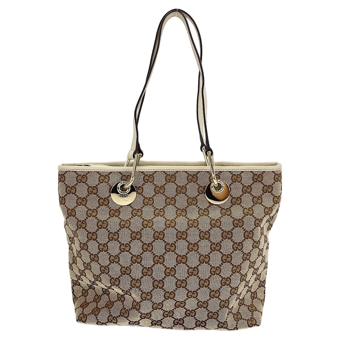 グッチ GUCCI GGキャンバス ハンドバッグ【中古】