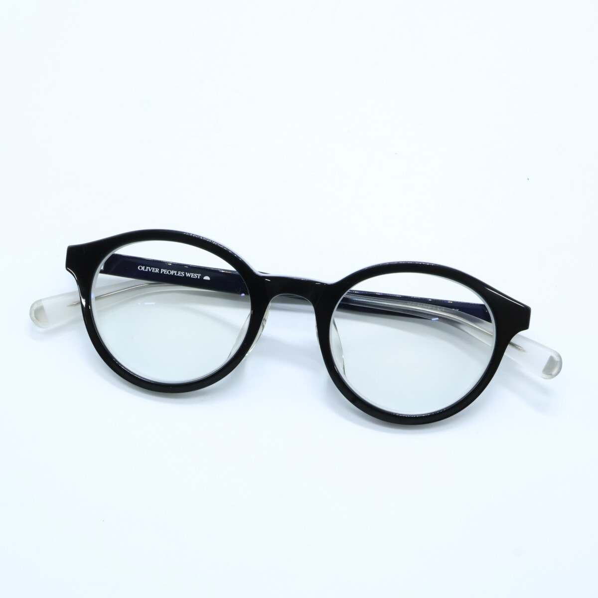 オリバーピープルズ OLIVER PEOPLES WEST オリバーピープルズウェスト KENNELLY BK 度入りレンズ ボストンシェイプ アイウェア 48□22-145