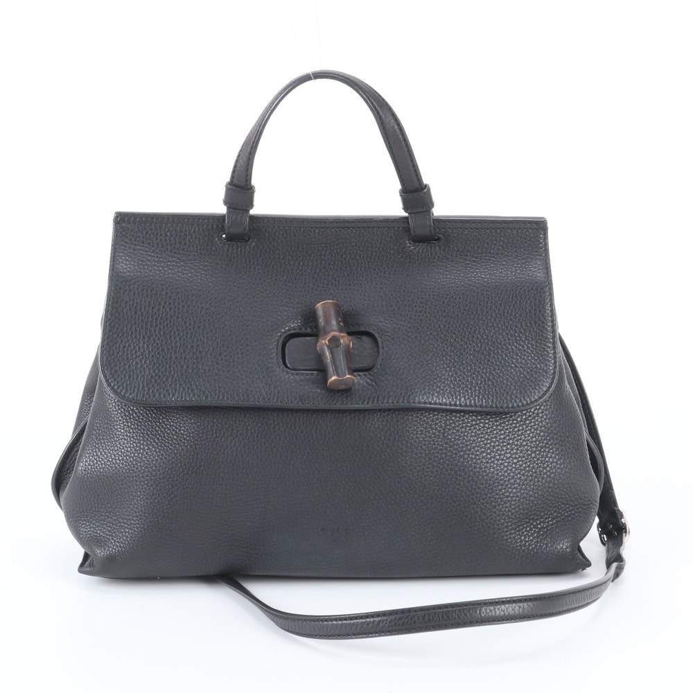 ■極美品 グッチ バンブー バンブー デイリー392013 ショルダーバッグ