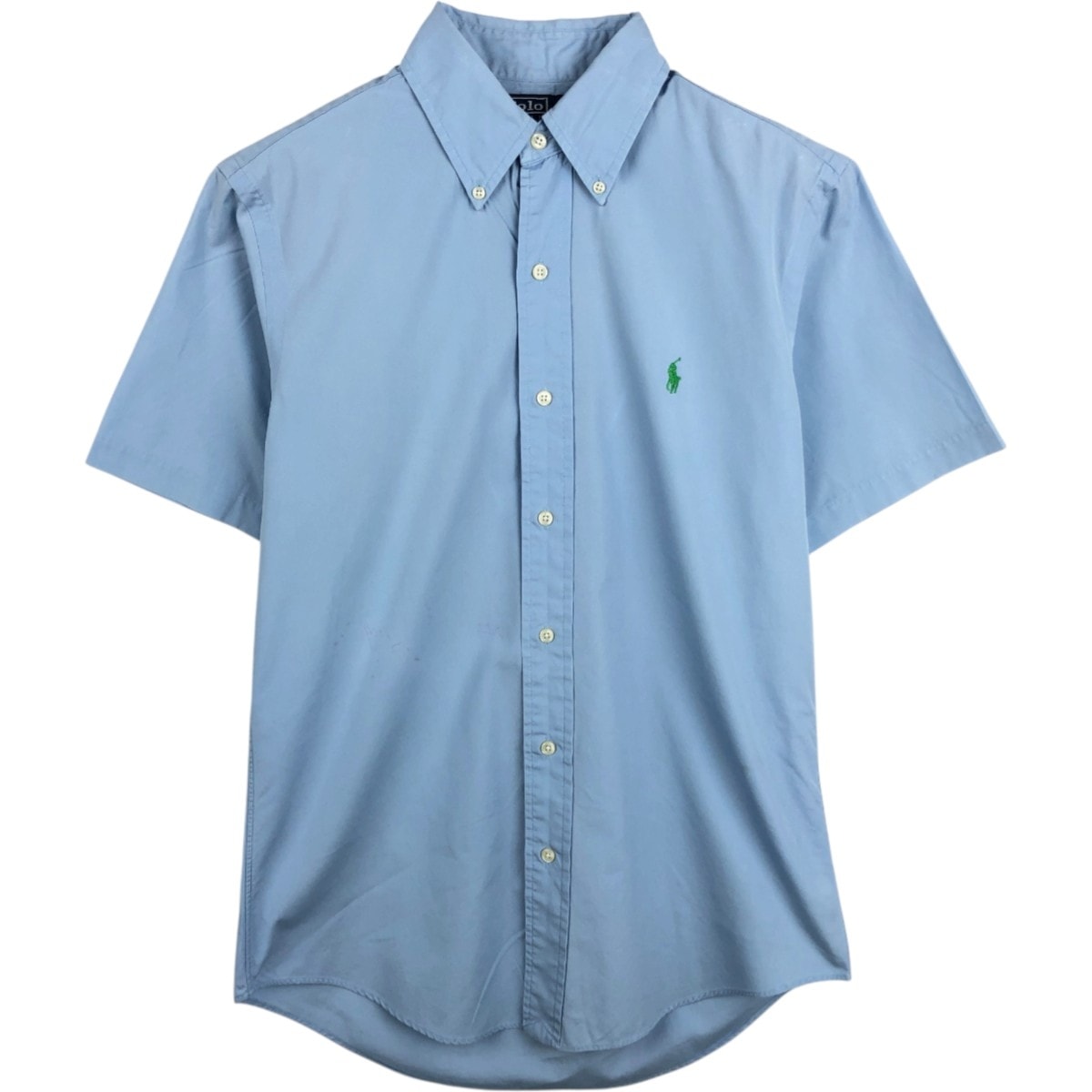 古着 ラルフローレン Ralph Lauren POLO by Ralph Lauren CUSTOM FIT 半袖 ボタンダウンシャツ メンズS相当 半袖/eaa674194